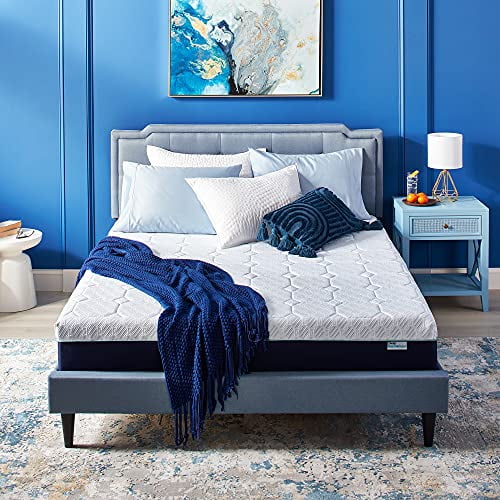 Sleep Innovations Ellis Matelas en Mousse Mémoire Gel de 12 Pouces à Refroidissement Avancé, California Très Grand