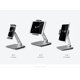 thumbnail image 5 of Aluminum Tablet Stand, iPad Stand 360° Rotating Commercial Tablet Holder for 4-14 inch Tablets/Smartphones for iPad iPhone Samsung Kindle Cell Phone Stand (Black), 5 of 5