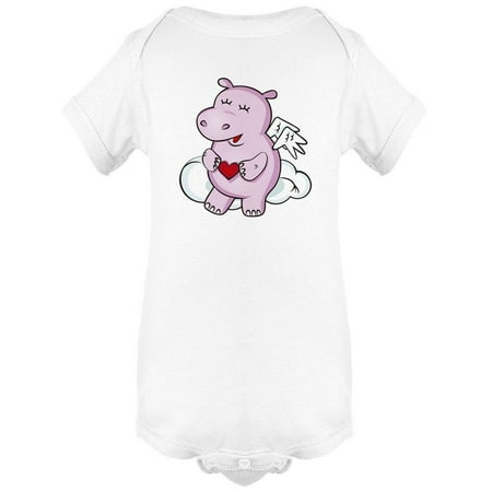 

Hippo With Wings Bodysuit Infant -Image by Shutterstock 6 Months