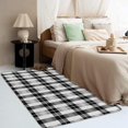 thumbnail image 3 of Buffalo Check Rug Indoor - Buffalo Check Rug & Home Decor, Buffalo Plaid Rugs for Entryway, Washable Rugs, 2x3 Area Rug, Non Slip Soft Low Pile Indoor Door Mat, Black and White Checkered Carpet, 3 of 7