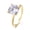 Gold, variant on 14K Gold over Sterling Silver Vintage Classic Round Brilliant-Cut Prong-Set Engagement Ring with Simulated Diamonds