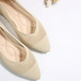 thumbnail image 6 of White Flying Woven Mesh Pointed Toe Flat Shoes With Closed Toe One-Foot Shallow Mouth For Women Spring And Summer Fashion Mesh Comfortable And Lightweight, 6 of 9