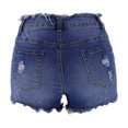 thumbnail image 7 of Women's Summer Ripped Jean Shorts Stretch Skinny Denim Shorts Beach Casual Women Shorts, 7 of 7
