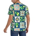 thumbnail image 2 of Lsque Lemon and Leaves Pattern Mens Polo Golf Shirts Funny Graphics Shorts Sleeve Button Shirts Baseball T-shirt-4X-Large, 2 of 7