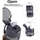 thumbnail image 4 of Botella de agua sin BPA con pajita, tapa a prueba de fugas 700 ml, 4 of 6
