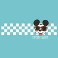 thumbnail image 2 of Girl's Mickey & Friends Mickey Mouse Checkers  Graphic Tee Tahiti Blue Small, 2 of 4