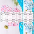 thumbnail image 4 of JUMEYU Float Swimsuit Toddler Toddler Baby Boys One Piece Floatation Swimsuit Long Sleeve Bathing Suit with Adjustable Buoyancy Float Suit Swimwear 4T 5T (Pink,4-5 Years), 4 of 8