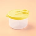 thumbnail image 4 of Milk Powder Dispensers,Formula Dispenser On The Go, Non-Spill Rotating Three-Compartment Formula Container to Go, Milk Powder Snack Container for Travel, Yellow, 4 of 5