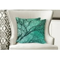 thumbnail image 4 of Ambesonne Tree Throw Pillow Cover 2 Pack, Stars Bare Branches, 20", Sea Green Dark Teal, 4 of 6