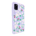 thumbnail image 1 of Funda de diseño doble capa con vidrio 9D para Samsung Galaxy A31 Flores con fondo lila Selicell, 1 of 2