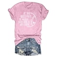 thumbnail image 1 of Hvobtty T-Shirt à Manches Courtes Col Rond Décontracté pour Femmes, T-Shirt de Sport de Baseball Imprimé avec Col Rond et Haut à Manches Courtes, 1 of 4