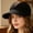 BLACK, variant on Women's Foldable Beach Sun Visor UPF 50+ Hollow Top Ponytail Friendly Wide Brim Summer Cap,Adjustable Lightweight Breathable Packable Beach Hat for Golf,Running,Outdoor Sports&Travel(Magenta)