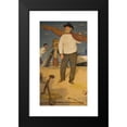 thumbnail image 2 of Joseph Edward Southall 12x18 Black Modern Framed Museum Art Print Titled - Fisherman Carrying a Sail (1907), 2 of 5