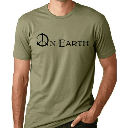Think Out Loud Apparel Peace on Earth Anti War T-Shirt Pacifist Tee Shirt Think Out Loud Apparel Peace on Earth Anti War T-Shirt Pacifist Tee Shirt