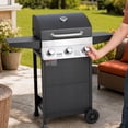 thumbnail image 3 of 3‑Burner Propane Gas Grill 36000 BTU Stainless Steel BBQ Grill, 338 Sq.In Cooking Area with Warming Rack Freestanding Outdoor Grill for Patio Backyard Garden Cooking, 3 of 18