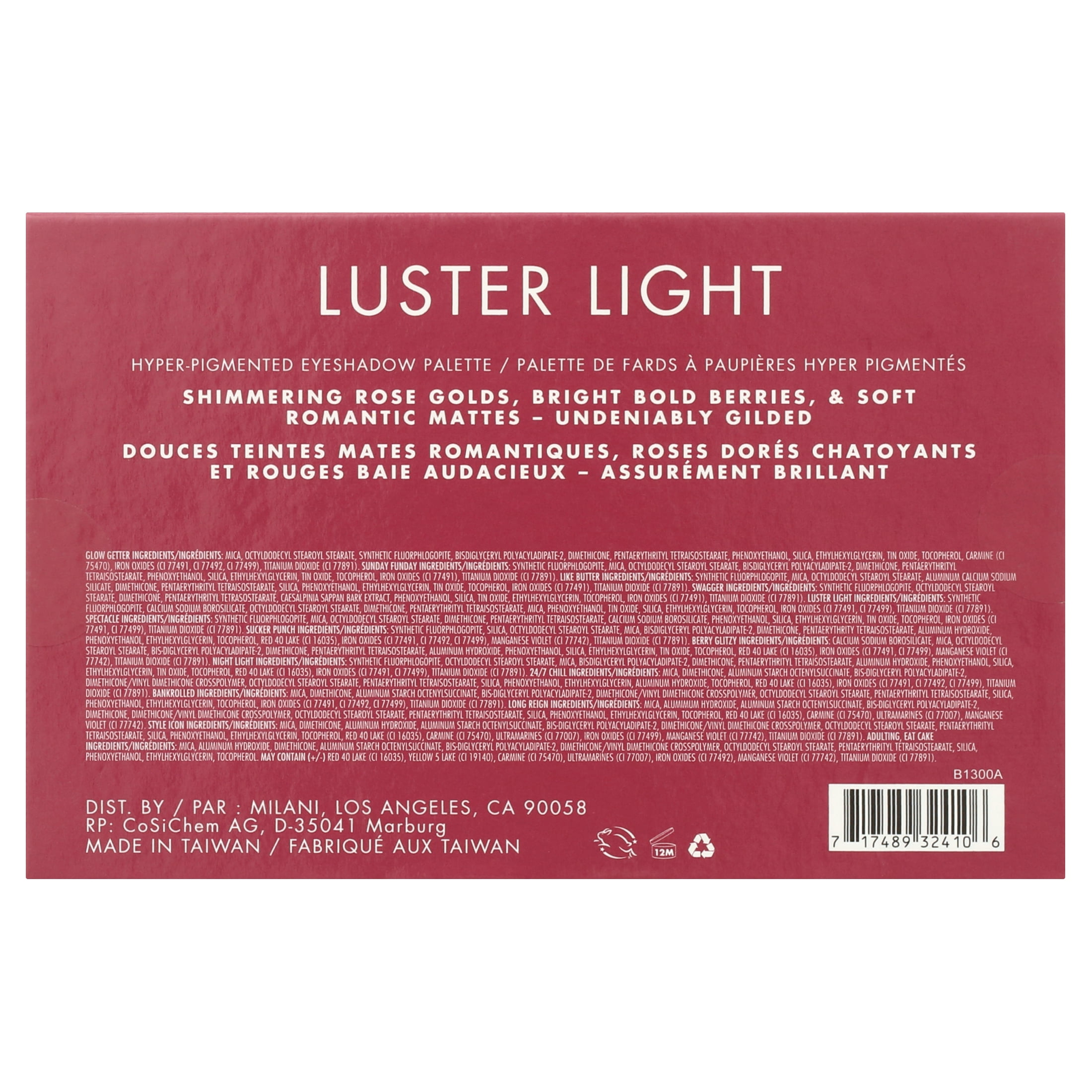 Milani Gilded Luster Light Palette
