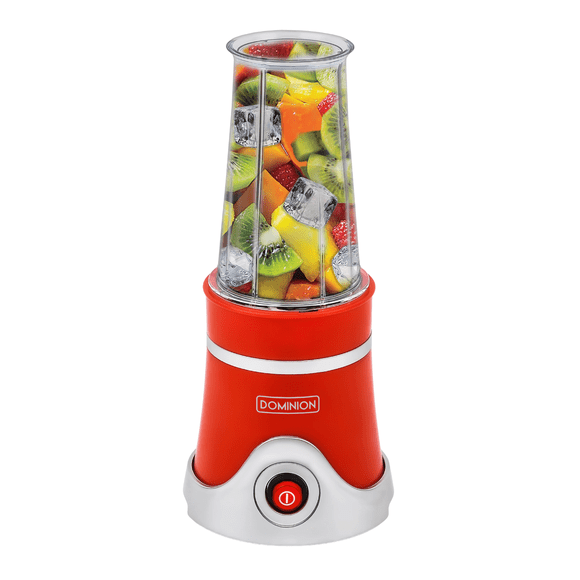 Licuadora Personal Dominion BlendMax con Vaso Portátil 2Go, para Batidos y Smoothies, D4011R - Rojo