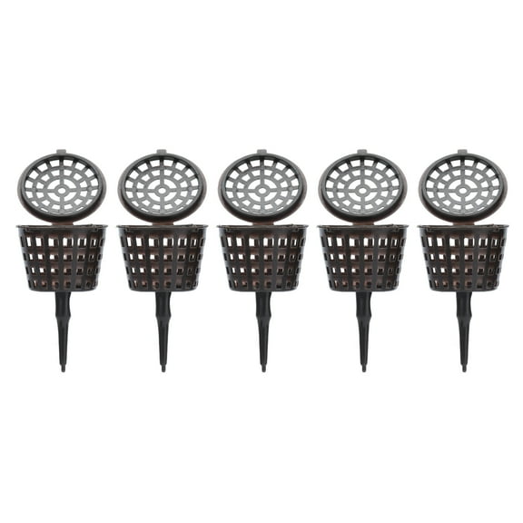 50Pcs Fertilizer Basket Plastic Sturdy Durable Planting Fertilization Box for Potted Plants Home Balconies Garden