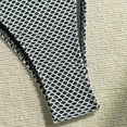 thumbnail image 4 of Weiqiqre Swimsuit Coverup for Women Triangle Bikini Set String Swimsuit Print Tie Smocked Ruched Two Piece Bathing Suit, 4 of 6