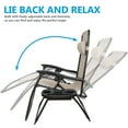 thumbnail image 2 of HomGarden 2 Pack Steel Zero-Gravity Chair - Beige, 2 of 10