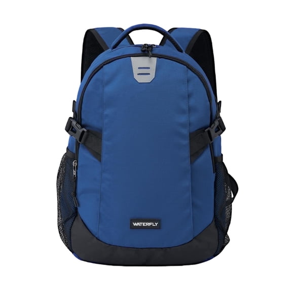 WATERFLY Unisex Student 20L Small Casual Travel Hiking Nylon Backpacks Daypack,Blue