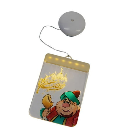 

IMSHIE Eid Decorations Lights 3D Ramadan Decoration Night Lights 3D Mubarak Moon Pattern Night Light Ramadan Decoration LED Light Mult Pattern Bedroom Lamp functional