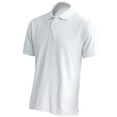 thumbnail image 2 of Basico Polos (Blancs) à Col pour Femmes 100 % Coton Manches Courtes Polos de Golf pour Hommes, 2 of 3