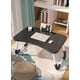 thumbnail image 4 of Mesa para portátil, dormitorio con escritorio pequeño, cama con mesa para portátil, mesa plegable, dormitorio pequeño, con ranura para tazas (60 x 40 cm) Xemadio MZQ-0019-3, 4 of 6