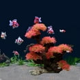 thumbnail image 4 of Fish tank decorative landscaping ornaments, fish tank decorative shelter for hiding fish and reptiles. - pink, 4 of 5