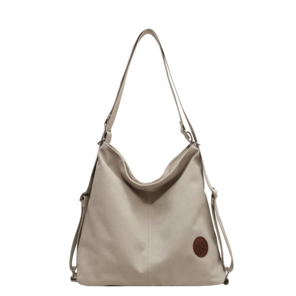 Mochila Unisex Versátil Vintage JShteea Casual Blanco