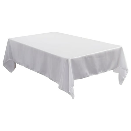 

Hotel Banquet Wedding Scene Solid Color Rectangular Smooth Satin Table Cloth Satin Table Cloth Satin Table Cloth White