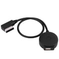thumbnail image 2 of Audio AUX Cable  Universal Car Adapter for A1 A6L S5 Black 15.7 Inches, 2 of 7