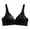 Black, variant on Women's Comfort Support Lightweight Summer Cupless Design for Everyday Wear and Easy Fit White L