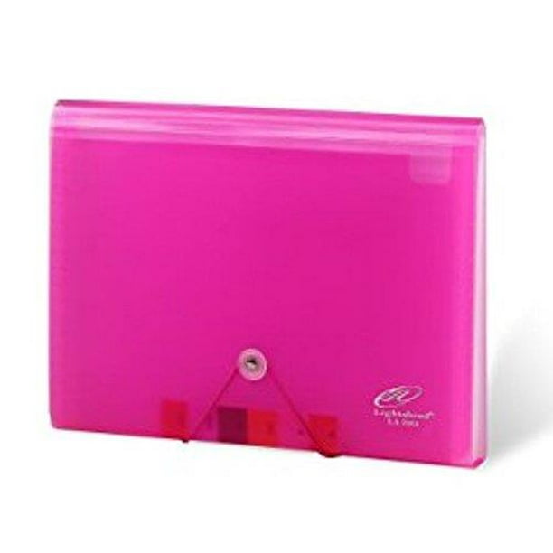 Lightahead LA7551 Expanding file Poly Folder with 13 pockets (Pink)