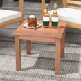 thumbnail image 2 of Gymax 2 Pcs Table d'Appoint Adirondack d'Extérieur 18 Pieds' Table d'Extrémité Carrée avec Plateau à Lattes, 2 of 9