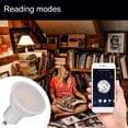 thumbnail image 6 of Yajisi Smart LED Bulb GU10 WiFi RGB WW Dimmable Light Bulb for Home Office Hotel AC90-250V 4.7W 2.36 x 1.97 x 1.97 in, 6 of 9