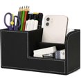 thumbnail image 1 of Desk Organizer - Office Pencil Holder Organizer Desktop Desk Accessories Office Supplies Organization Decor (Black), 1 of 5