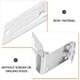 thumbnail image 3 of unbranded 2Ud De Pared Para Siding De Vinilo Con Y Sin Perforar Color Plata, 3 of 8