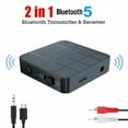 thumbnail image 2 of 5.0 Transmitter Receiver, 2-in-1 Wireless 3.5mm Audio aptX Low Latency Adapter for Home Sound System/TV/PC/Tablet Headphone, 2 of 8