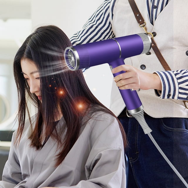 TIMIFIS Hair Dryer, Lightweight Travel Hair Dryer For Normal And Curly Hair, Including Curly Hair Styling Nozzle Hair Dryer Smart Inverter High Power -
