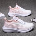 thumbnail image 2 of Zapatos de tenis para caminar para mujer – Zapatillas de deporte informales ligeras con espuma viscoelástica para gimnasio, viajes, trabajo, 2 of 5