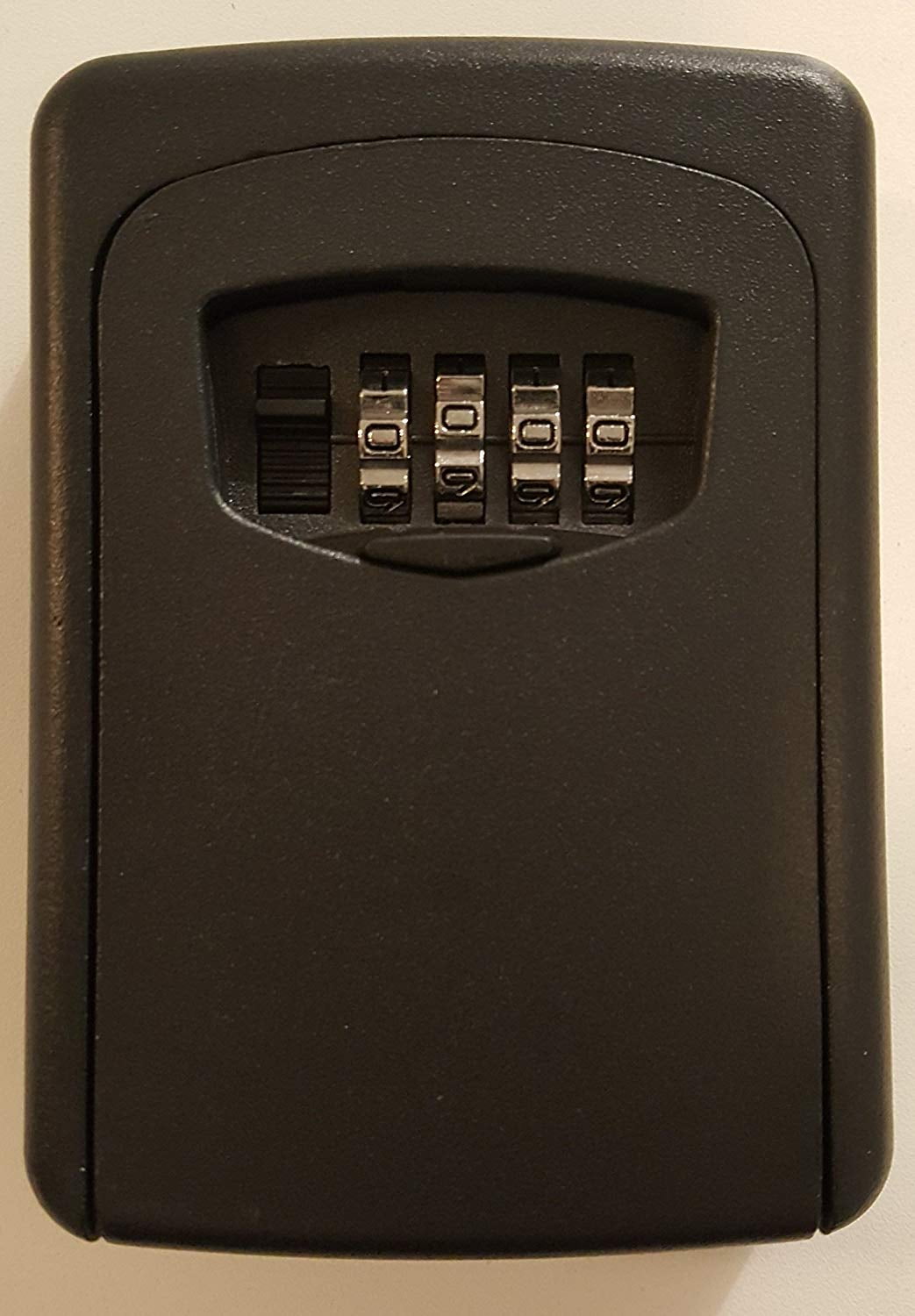 Key Storage Lock Box, 4-Digit Combination Lock Box, Wall Mounted Lock Box, Resettable Code