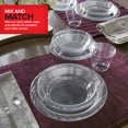 thumbnail image 6 of (40-Count) Elegant 18 oz Clear Plastic Bowls for Parties, Large Disposable Bowl for Fancy Dinner or Cocktail Party, Soup and Salad, Thick and Sturdy - Stock Your Home, 6 of 7