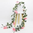 thumbnail image 1 of Artificial Hydrangea Rattan Silk Flower,Realistic Detail Design,Low-Maintenance No Water Need,Durable Plastic Silk Material,For Wedding Home Wall Garden Balcony Decor Wholesale, 1 of 7