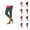 Green, variant on Capri Leggings for Women Spring Summer Elastic High Waist Slim Fit Shiny Rhinestone Hem Workout Yoga Pants Capris