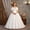 White, variant on FRSASU Girls Satin Big Bow Flower Spaghetti Strap Maxi Dresses Wedding Pageant Dresses for Girls Princess Pageant formal Dress White