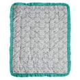 thumbnail image 4 of BabyFad Damask Turquoise 9 Piece Crib Bedding Set, 4 of 5