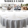 thumbnail image 5 of Waterproof vinyl tablecloth, round heavy duty tablecloth, kitchen and dining room wipeable tablecloth, 5 of 5