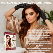 OKAY Herbal Henna Hair Color Natural Henna Powder Hair Dye, Chemical-Free Hair Coloring Treatment for Rich Vibrant Color, Soft & Shiny Hair, All Hair Types, 2 oz