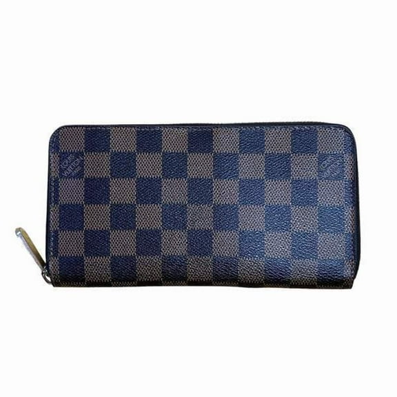 Pre-Owned Louis Vuitton Damier Ebene Zippy Wallet N60015 Long for Men and Women